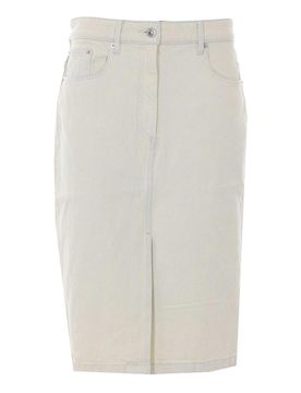 A.P.C. Gonna di jeans bianca