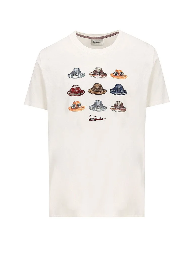 Trachtenshirt LUHUT weiss L herren - LUIS TRENKER - FashionsVida