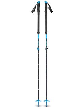 Skitourenstöcke Expedition Desert Sky aus Wolle Größe 110-155 cm schwarz
