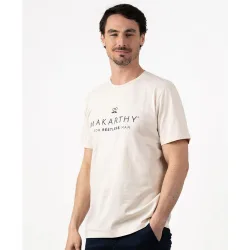 Camiseta de hombre manga corta con logo frontal