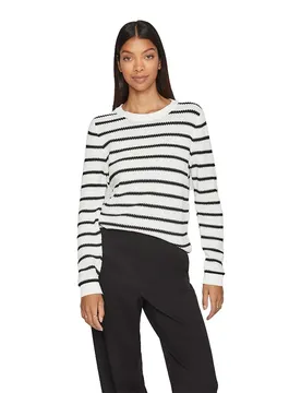 Maglione Dalo White Alyssum / Stripes Black XS