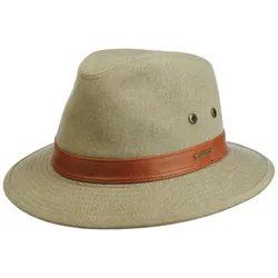 Cotton Traveller Outdoor Hat by - light olive - Unisex - Size: L (58-59 cm)
