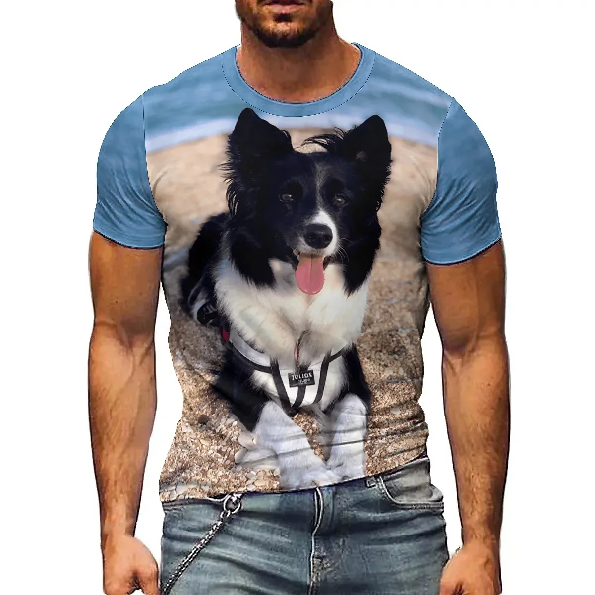 New Illusion Pattern Men's 3D Printed Short-Sleeve T-Shirt - Full-Print Design - Aliexpress - FashionsVida