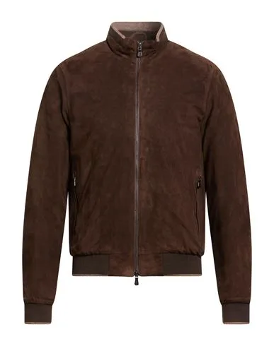 Jacke & Anorak Herren Dunkelbraun 48 Herren - Fedeli - FashionsVida