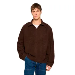 Sweat-shirt Teddy Chocolate Brown XL