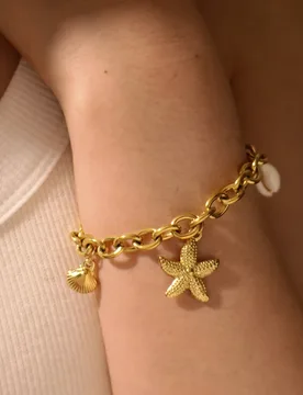 Summer Stainless Steel Fishtail Star Drop Chain Braceletfor Women Waterproof 18K PVD Plated Fashion Jewelry - Aliexpress - FashionsVida