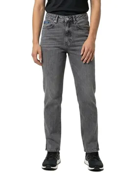 Jeans Taille Haute B1w10071 Straight Fit Mid Grey 27
