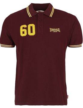 Poloshirt - HELLISTER - S bis XL - für Männer - Größe S - burgund - Männer - male