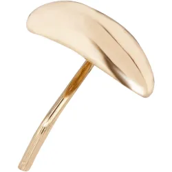 Adorno Semicírculo Metálico Dorado