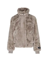 Giacca effetto pelliccia AMBRA beige 44