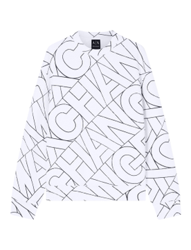 Para hombre. XM002364AF24635F1173 Sudadera Diagonal Lettering (XS), Casual, Algodón, Manga corta