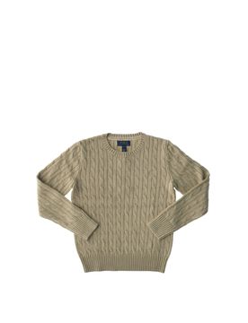 Maglione girocollo POLO BOYS SABBIA S