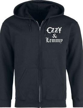 Kapuzenjacke - Hellraiser Ozzy & Lemmy - M bis 5XL - für Männer - Größe XL - schwarz - Lizenziertes Merchandise! - Männer - male