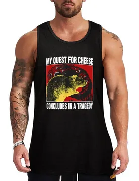 My Quest For Cheese concludes in a tragedy Tank Top Casual Everyday Wear Tank Top Loose Sleeveless Soft - Aliexpress - FashionsVida