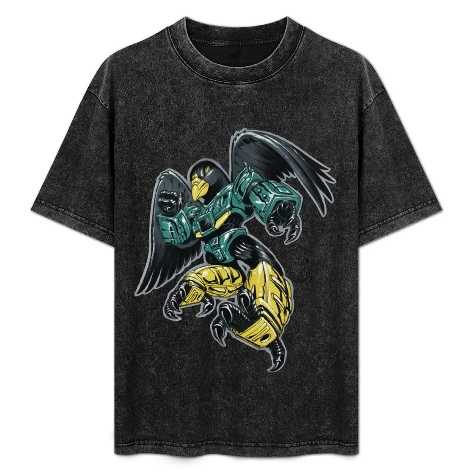Warrior Crow T-Shirt Soft Stretch Short Sleeve Top - Aliexpress - FashionsVida