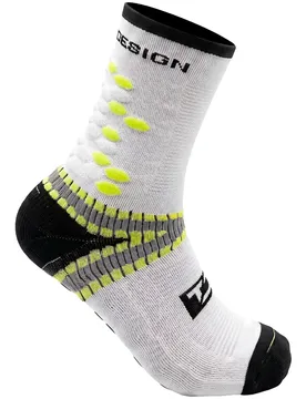 Calzini Tdrs001 White / Grey / Yellow EU 37-48