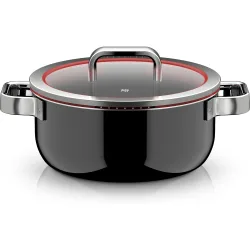 Cacerola baja con tapa Fusiontec Pro