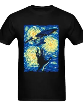 Funny Space Galaxy Picasso's Painting of Starry Sky T-Shirt. Summer Cotton Short Sleeve O-Neck Mens T Shirt New S-3XL - Aliexpress - FashionsVida