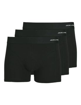 Boxershort - JACBASIC BAMBOO TRUNKS 3 PACK NOOS - XL bis XXL - für Männer - Größe XL - schwarz - Männer - male
