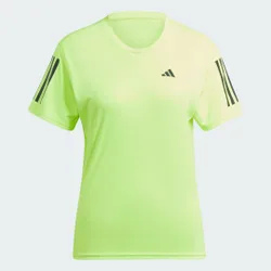 T-shirt Own the Run M Lucid Lemon / Black