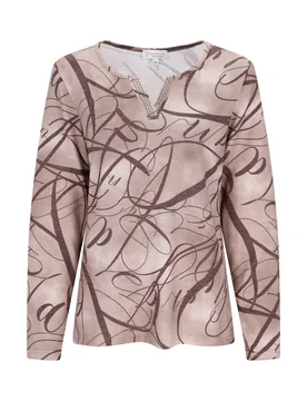 Flauschware D Shirt Serafino female - 52 - FashionsVida