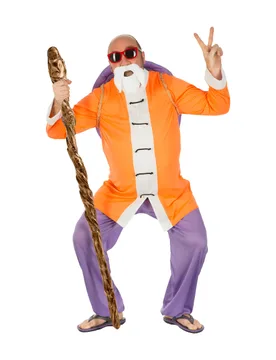 Muten Roshi-Kostüm Dragon Ball-Lizenzkostüm Der Herr der Schildkröten orange-lila - CHAKS - FashionsVida
