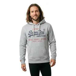 Felpa Con Cappuccio Vl Heritage Relaxed College Grey Marl 3XL