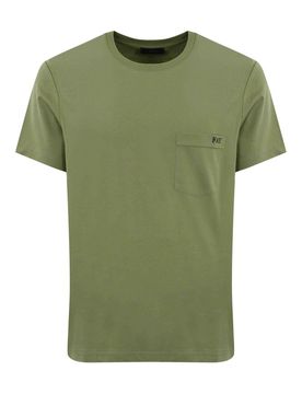 Fay T-shirt del logo in cotone