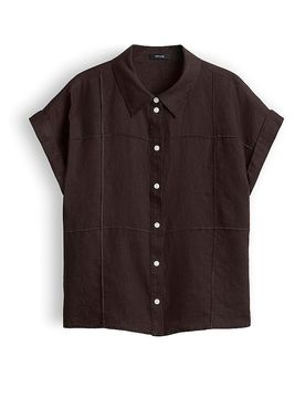 Blusa camisera FELILA marrón 38