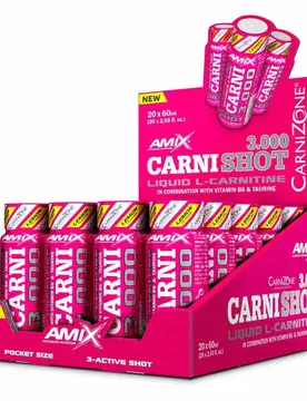 Carnitina Carnishot 3000 60ml Limone & Lime 20 Unità Pink