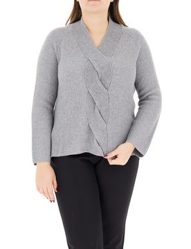 Maglione misto lana COLLECTION GRIGIO S