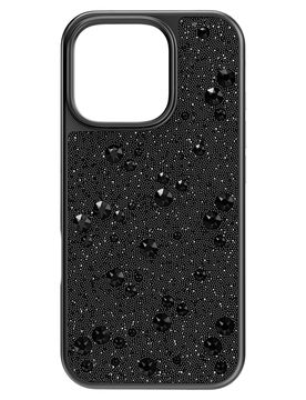 Custodia per smartphone High, Design sparpagliato, iPhone® 16 Pro, Nero OS