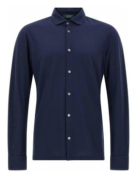 Zanone Camicia di cotone ghiaccio