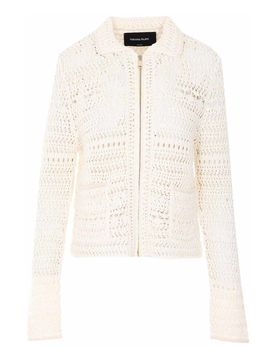 Giacca In Maglia Bianca