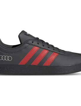 VL Court Herren Sneaker - Schwarz - Größe 41 1/3 - Leder Black 41 1/3 - Adidas - FashionsVida