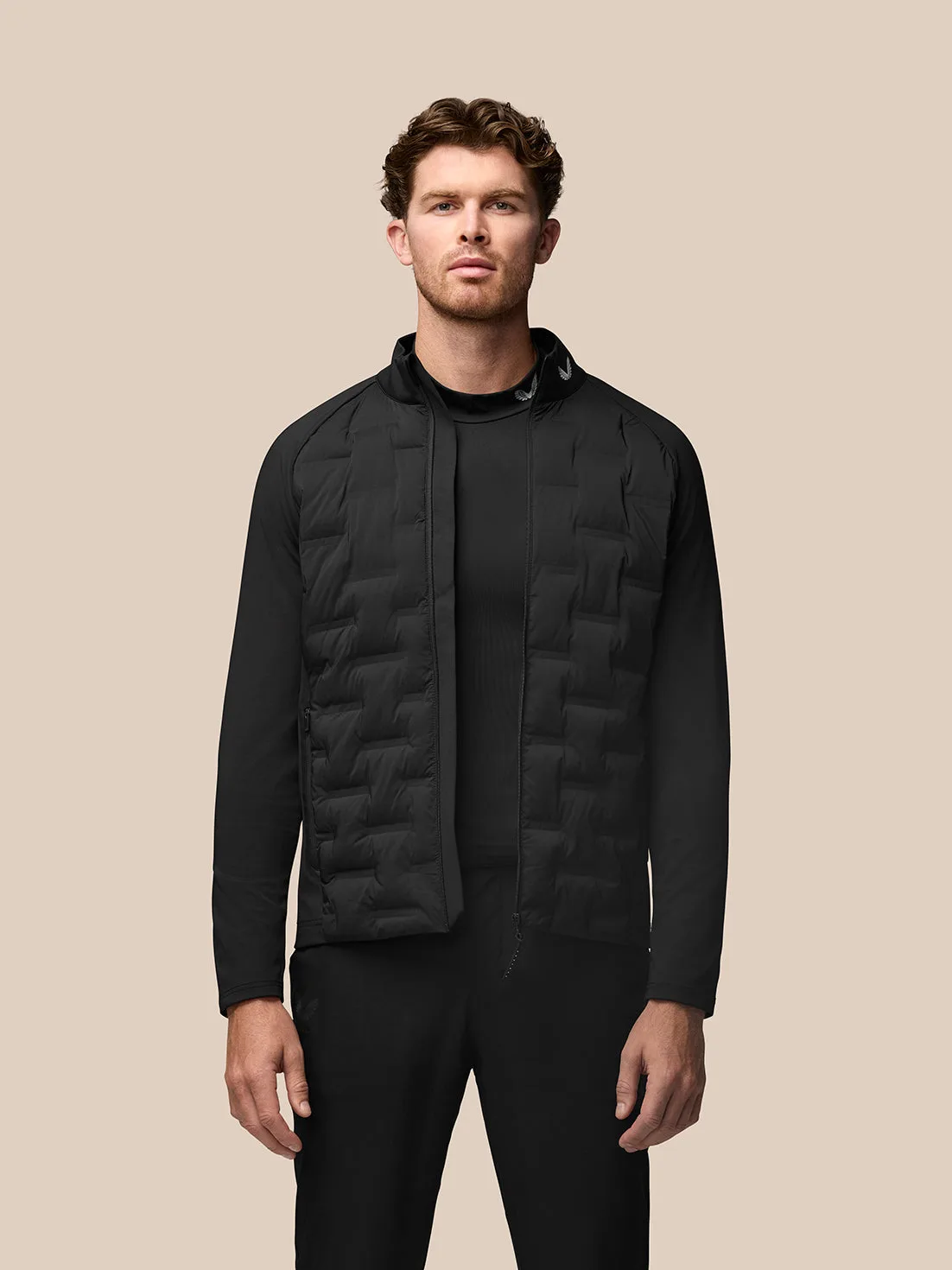 Golf Pinnacle Jacket - Black Black L male - Castore - FashionsVida