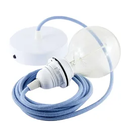 Cables Lampe Suspendue Pendel Pour Abat-jour Rc53 2 M Ocean / White One Size