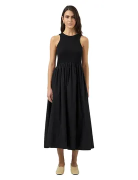 Robe Longue Sans Manches Miri Black S