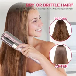 Cortadora de pelo inalámbrica automática, Recortadora de pelo inalámbrica recargable tipo C, Regalo de cuidado del cabello profesional, Regalo del