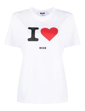 M.S.G.M. T-shirt con stampa grafica