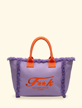 EFFEK borsa maxi donna viola