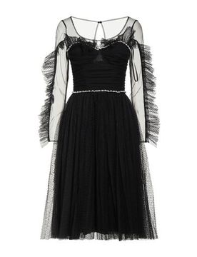 Midi-Kleid Damen Schwarz 34 Damen