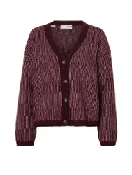 Cardigan SLFALVA dunkelrot L damen
