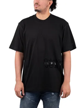 Disrupted Lacquer Logo Tee Black XL Herren - Calvin Klein - FashionsVida