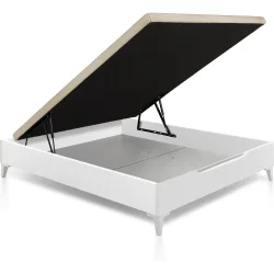 Canapé abatible de madera con patas Verona V2