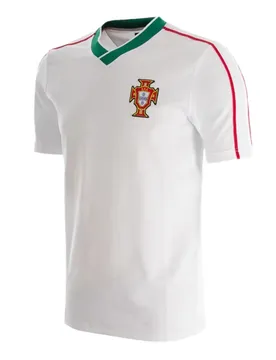 Auswärtstrikot Portugal Rétro 1986 - Blanc - male - Size: 2XL