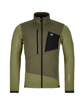 Herren Fleecejacke Grid olive S M - Ortovox - FashionsVida