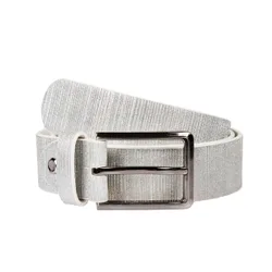 PU Gürtel KLMarcello, silver 100