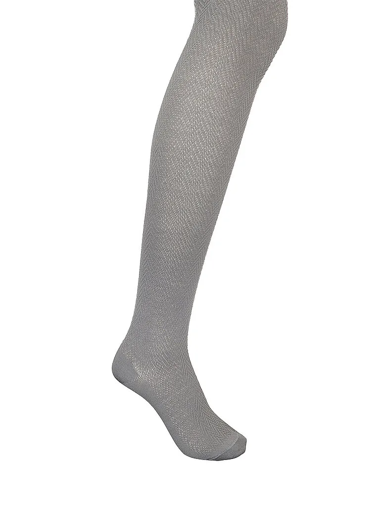 Strickstrumpfhose ESTATE hematite hellgrau 42-44 damen - Falke - FashionsVida