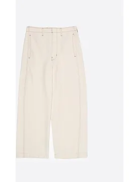Pantalones rectos de mujer Barrel denim - Bimba y Lola - FashionsVida
